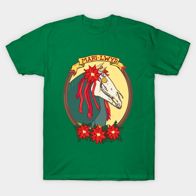 Mari Lywd Christmas T-Shirt by SaltDream